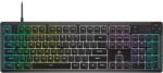 Corsair K55 CORE RGB Membrane Wired Gaming Keyboard – Quiet, Responsive Switches – Spill Resistance – Ten-Zone RGB – Media Keys – iCUE Compatible – QWERTY NA – PC, Mac – Black - Image 2