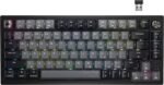 Corsair K65 Plus Wireless 75% RGB Mechanical Gaming Keyboard – Pre-Lubricated MLX Red Linear Switches – PBT Dye-Sub Keycaps – PC, Mac, PS5, PS4, Xbox, iPad – QWERTY NA – Black/Gray - Image 2