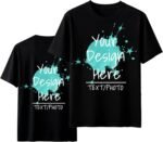 Custom T-Shirt with Front & Back Personalized Tees Design Your Own Customized Shirts for Men Women - Image 2