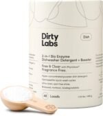 Dirty Labs | Dishwasher Detergent and Booster | Scent Free | 48 Loads (1 lb) | Ultra Clean, Spot Free, Quick Wash Optimized | Hyper Concentrated - Image 2