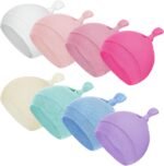 Durio Newborn Baby Hats Set - Unisex Beanie for Boy & Girl - Soft Cotton Infant Hats - Image 2