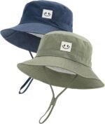 FURTALK Baby Sun Hat Smile Face Toddler Boys Girls Bucket Hat 0-5 Years Kids UPF 50+ Sun Protection Summer Hats - Image 2