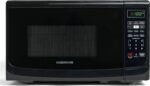 Farberware 0.7 Cu. Ft. Countertop Microwave Oven – 700 Watts Power, Auto Cook Settings, Defrost, Easy Clean and Child Safety Lock - Black - Image 2