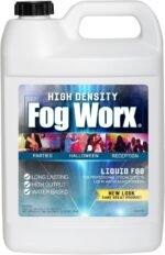 FogWorx Extreme High Density Fog Juice Gallon - Long Lasting, High Output, Odorless Water Based Fog Machine Fluid - for 400 Watt to 1500 Watt Machines - Image 2