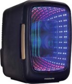 Frigidaire Gaming Light Up Mini Beverage Refrigerator, 6 can, 4 liters, Cooler with large see through door and LED lights Perfect for Gaming Experience, Home, Office, or Cars.12V Charger (Stealth) - Image 2