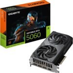 GIGABYTE GeForce RTX 5060 WINDFORCE 8G Graphics Card, 8GB 128-bit GDDR7, PCIe 5.0, WINDFORCE Cooling System, GV-N5060WF2-8GD Video Card - Image 2