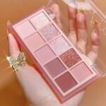 Go Ho 10 Colors Eyeshadow Palette,Matte&Glitter&Shimmer Eyeshadow Makeup,Pink Powder Light Pink Eye Shadow Shades,Naturing-Looking,Waterproof Eye Shadow Palette Makeup,03 - Image 2