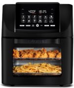 Gourmia Air Fryer - 14 Qt All-in-One Oven with Rotisserie, Digital Display with 12 Presets, Roast, Bake, Broil, Dehydrate, Dishwasher Safe Accessories, Black - Image 2