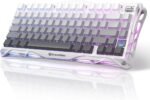 GravaStar Mercury K1 75% Wireless Mechanical Gaming Keyboard, Aluminum Alloy Exoskeleton Design, Gasket Custom Keyboard Hot-Swap Socket, Linear Switches, RGB Backlit - Image 2