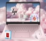 HP 14 Ultrabook • Intel 4-Core CPU • Back to School Limited Edition with Microsoft 365 • 8GB RAM • 1600GB Storage (64GB OnBoard withHP 512GB P500 Portable SSD + 1TB OneDrive) • Win 11 Pro • Pink - Image 2