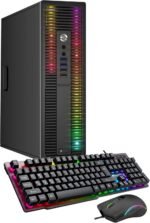 HP ProDesk Desktop RGB Lights Computer Intel Core i5 6500 3.2 GHz 8GB RAM 256GB SSD Gaming PC Keyboard & Mouse, Windows 11 Pro (Renewed) - Image 2