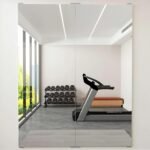 Home Gym Mirror - 60" x 48" (2PCS of 60" x 24") Frameless Wall Mirrors, Easy Installation Unbreakable Glassless HD Reflection, Ideal for Dancing, Yoga, Workout, Rehearsing, Pilates, Kids Room - Image 2