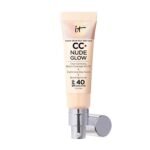IT Cosmetics CC+ Nude Glow - Medium Coverage Foundation with SPF 40 & Brightening Glow Serum, Lightweight Skin Tint, 2% Niacinamide + Hyaluronic Acid, Up to 24H Hydration, Normal/Dry Skin - 1.08 fl oz - Image 2
