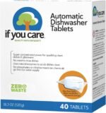 If You Care Dishwasher Tablets 40 Count - Powerful, Plant Based, Concentrated, Biodegradable, Natural Dish Cleaner Detergent, Dishwashing Soap Tabs - Image 2