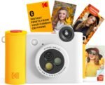 KODAK Smile+ 2-in-1 Digital Instant Print Camera & Wireless Bluetooth Photo Printer - 10MP, Special-Effect Rotating Lens, Zink 2x3” Sticky-Back Photos, Print via Fun App from Smart Devices - White - Image 2