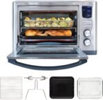 Kenmore Toaster Oven Air Fryer - Fry Chicken, Rotisserie, Bake Bread, Cookie, Pizza Dehydrator Racks Convection Kitchen Appliances 26 Quart Horno Freidora De Aire Stainless Steel - Image 2