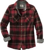 Legendary Whitetails Women’s Long Sleeve Plaid Flannel Button Up Shirt 100% Cotton - Image 2