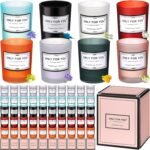 MTLEE 48 Pcs Scented Candles Bulk Christmas Thank You Gift Candles Set for Women Aromatherapy Soy Wax Jar Home Long Lasting for Birthday Wedding Employee Appreciation Teacher Guest Favor(Multicolor) - Image 2