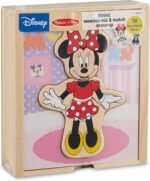 Melissa & Doug Disney Minnie Mouse Dress-Up Puzzle, 18 Pieces Mix and Match Outfits, Sorting & Matching Toy with Storage Case, Educational Puzzle for Toddlers Ages 3+ - Image 2