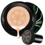 Moisture Cushion CC Cream Foundation for Mature Skin - Flawless Concealer BB Cream with Mushroom Head, Long-Lasting Waterproof Air Cushion CC, Natural honey and pine Makeup cream, Even Skin Tone（02#） - Image 2