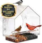 Nature Anywhere Window Bird Feeder - Transparent Acrylic Bird Feeders for Outdoors - Enhanced Suction Grip, Bird Watching for Cats, Easy-to-Clean, Outdoor Birdhouse Feeder (1 Unit) - Image 2