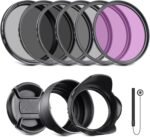 Neewer Brand 58mm UV CPL FLD Filter Kit & ND Set for Canon Rebel, EOS Cameras - Image 2