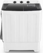 Nictemaw Portable Washing Machine 30Lbs Capacity Washer and Dryer Combo 2 In 1 Compact Twin Tub Laundry Washer (19Lbs) & Spinner (11Lbs) with Built-in Drain Pump, Time Control, for Apartment Dorms RV - Image 2