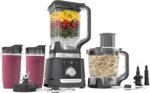Ninja CO905KS Deluxe Kitchen System, 1600 WP Auto-IQ Base, 88-oz. Picther, 9-cup Deluxe Food Processor, (2) 24-oz. Single-Serve Cups (Renewed) - Image 2
