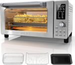 Nuwave Bravo Pro Convection Air Fryer Toaster Oven Combo, 2025 New and Improved, 10-in-1, 50°-450°F Temp Controls, Quick & Even Crisp Technology, 21Qt Capacity, Stainless Steel, PFAS Free - Image 2