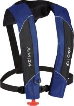 Onyx A/M-24 Automatic/Manual Inflatable Life Jacket, U.S. Coast Guard Approved, Low Profile, Compact Design, Manual Convertible Inflation Option - Image 2
