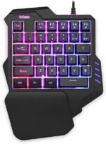 RedThunder One Handed Gaming Keyboard RGB Backlit 35 Keys Portable Mini Gaming Keypad Ergonomic Game Controller for PC Gamer - Image 2