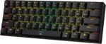 Redragon K630 Dragonborn 60% Wired RGB Gaming Keyboard, 61 Keys Compact Mechanical Keyboard with Linear Red Switch, Pro Driver Support, Black - Image 2