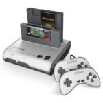 Retro-Bit Retro Duo 2 in 1 Console System - for Original NES/SNES, & Super Nintendo Games - Silver/Black - Image 2