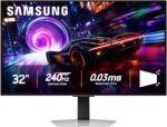 SAMSUNG 32” Odyssey QD-OLED G8 (G81SF), 4K, 240Hz, Gaming Monitor, 0.03ms Response Time, DisplayHDR True Black 400, AMD FreeSync™ Premium Pro, G-Sync Compatibile, 3 Yr Warranty, LS32FG810SNXZA, 2025 - Image 2
