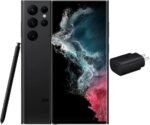 SAMSUNG Galaxy S22 Ultra 5G (128GB, 8GB) 6.8'' AMOLED 2X, 108MP Camera, Global Volte (Fully Unlocked for AT&T, Verizon, T-Mobile, Global) G908U1 (w/ 25W Super Fast Charger, Phantom Black) (Renewed) - Image 2