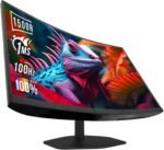 Sceptre New Curved 27-inch Gaming Monitor 1500R 100Hz HDMI X2 DisplayPort 1ms 100% sRGB, Build-in Speakers Machine Black 2025 (C275W-FW100T Series) - Image 2