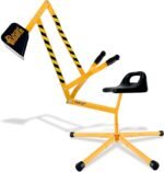 Stargo Sand Digger Kids Excavator Ride on Toy, Beach Toys Outdoor Sandbox Toy Digger for Kids, Solid Steel Rotates 360, Role Play, Sand Toys - Image 2