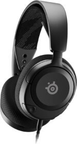 SteelSeries Arctis Nova 1 Multi-System Gaming Headset — Hi-Fi Drivers — 360° Spatial Audio — Comfort Design — Durable — Ultra Lightweight — Noise-Cancelling Mic — PC, PS5/PS4, Switch, Xbox - Black - Image 2