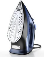 Sundu Steam Iron for Clothes with Rapid Heating Ceramic Coated Soleplate, 1500W with Precise Thermostat Dial, Self-Cleaning, Auto-Off, 15.21oz Water Tank for Home Clothes Ironing Use, Blue - Image 2
