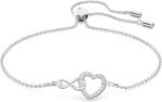 Swarovski Infinity Heart Jewelry Collection, Necklaces and Bracelets, Rose Gold & Rhodium Tone Finish, Clear Crystals - Image 2