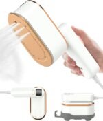 Travel Steamer Iron for Clothes - 1200W Handheld Size Portable Travel Steamer, 3 Steam Levels Clothes Steamer with LCD Screen, 10S Fast Heat-up Steamer for Dress Shirt Home Travel (White) - Image 2