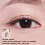 CLIO Sharp So Simple Waterproof Pencil Liner, Eye Pencil, Rich Hyper-Pigmented Color, Smooth Creamy Application, Long-Wearing Matte Finish (4 Colors) (04 DARK BROWN) - Image 5