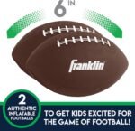 Franklin Sports Kids Football Target Toss Game - Inflatable Throwing Target Toy with Soft Mini Footballs - Fun Kids Sports Game - Image 5