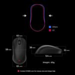 BenQ Zowie U2 Wireless Gaming Mouse | Esports, Sport Science | Enhanced Receiver | 60g Lightweight | 3200 DPI Sensor | 5 Buttons | 70 Hr Battery Life | Driverless - Image 3