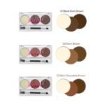 Ruby Kisses Go Brow Eyebrow Kit, Dual Shade Powder & Wax, Includes 3 Stencils, Perfect for Shaping & Defining, Natural Brow Look, Ideal for Sparse Brows - Image 7