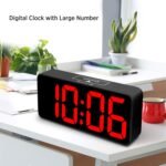 DreamSky Large Digital Alarm Clock Big Numbers for Seniors & Visually Impaired, 9 Inches Electric Clocks for Bedroom, Jumbo Display Fully Dimmable Brightness, USB Ports, Adjustable Alarm Volume - Image 7