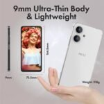 NUU N10 Basic Cell Phone for T-Mobile, Mint, Metro, Qlink, Tello and More 4GB/128GB, Perfect for Teenagers, Dual SIM 4G, Octa-Core 6.6" 90Hz HD+, Unlocked Phones Android Phone 14, US Warranty (White) - Image 5