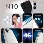 NUU N10 Basic Cell Phone for T-Mobile, Mint, Metro, Qlink, Tello and More 4GB/128GB, Perfect for Teenagers, Dual SIM 4G, Octa-Core 6.6" 90Hz HD+, Unlocked Phones Android Phone 14, US Warranty (White) - Image 6