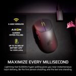 Corsair Sabre v2 PRO Ultralight FPS Wireless Gaming Mouse – 33,000 DPI, 36g Weight, 8,000Hz Hyper-Polling, Mechanical Switches, Up to 70-Hour Wireless Battery Life, Web Hub – Black - Image 6