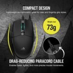 Corsair KATAR PRO XT Wired Ultra-Light FPS Gaming Mouse – 18,000 DPI – Symmetric Shape – Quickstrike Buttons – iCUE Compatible – PC, Mac, PS5, PS4, Xbox – Black - Image 4
